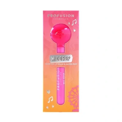 Image of Profusion Cosmetics Scented Lip Balm and Gloss Duo Setlist for Luscious Lip, Achieve Natural Pink with Nourishing, Hydrating Duo,