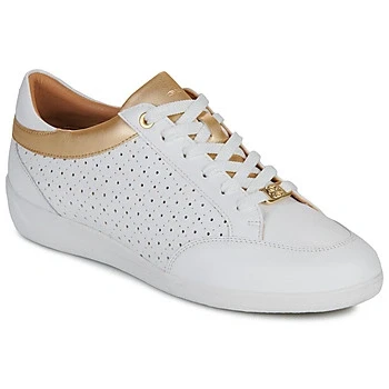 Image of Geox Women&#039;s D Myria C Sneaker, White, 5 UK