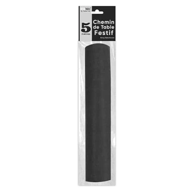 Image of Intissse Table Runner 5 m Plain Black