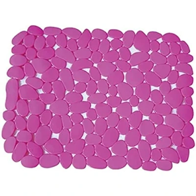 Image of MSV PVC SINK MAT PEBBLES PINK, Purple
