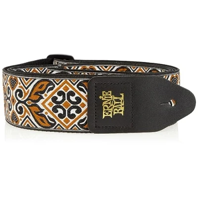 Image of Ernie Ball Tribal Brown Jacquard Guitar Strap