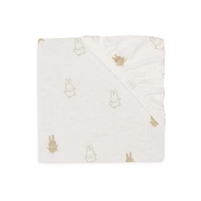 Image of Jollein Happy Miffy Nougat 511 501 67094 Fitted Sheet 40 x 80 cm