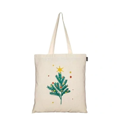 Image of Eco Right Unisex&#039;s 01 vcparent Totes, Árbol de Navidad (Christmas Tree), One Size