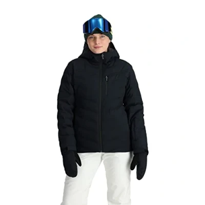 Image of Spyder Women&#039;s Brisk Synthetic Down Ski Jacket, Black, S