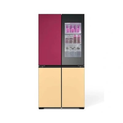 Image of LG ELCTRNC MoodUp GMV960NNME American Style Smart Fridge Freezer Colour Changing