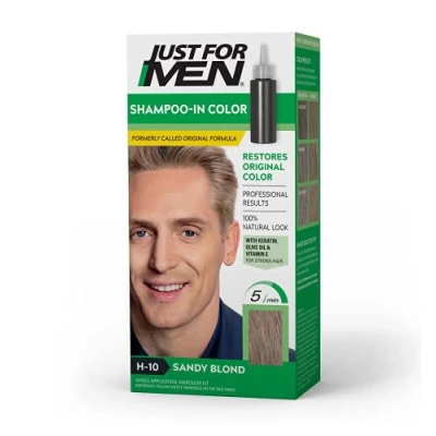 Image of Just for Men Shampoo In Hair Color Sandy Blond 10
