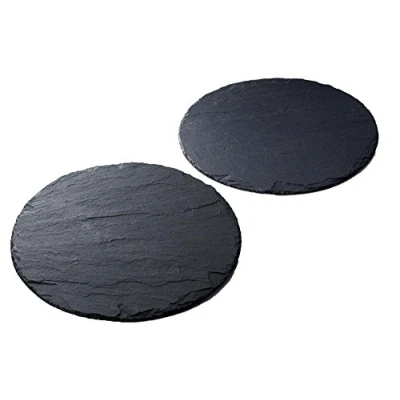 Image of The Just Slate Company Set of 2 Round Placemats