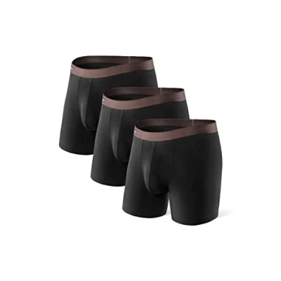Image of DAVID ARCHY Men&#039;s Boxers Bamboo Underwear Ultra Soft and Breathable Shorts Multipack 3 Pack