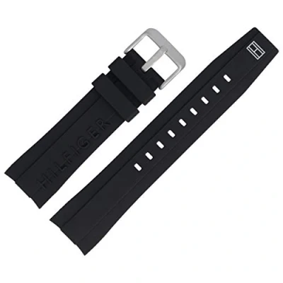 Image of Tommy Hilfiger watch strap 22 mm plastic black 679302064