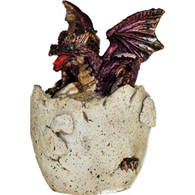 Image of FIRE BORN RED DRAGON TRINKET BOX 10CM BY NEMESIS NOW
