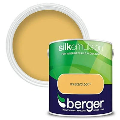 Image of Berger 2.5L Silk Emulsion Mustard Pot