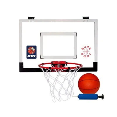 Image of Sure Shot BBL Mini Basketball Backboard and Hoop Set Transparent