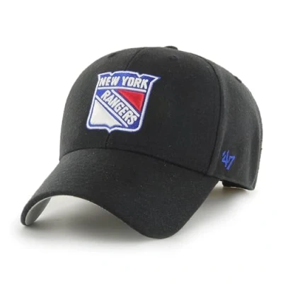 Image of 47 Brand Relaxed Fit Cap MVP New York Rangers black