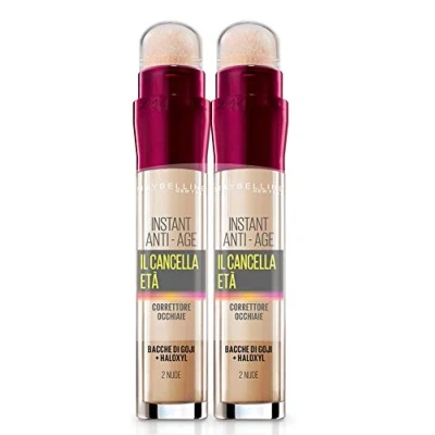 Image of Maybelline New York Age Removing Liquid Concealer, Pack of 2, Nude