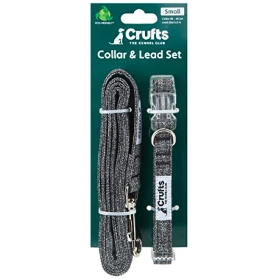 Image of VFM/Crufts Small Grey Eco Set Collar &amp; Lead For Dogs