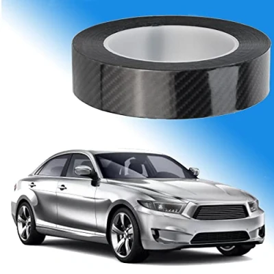 Image of STCRERAG Car Door Sill Protector,Black Protector Strip,3CM*10M Carbon Fiber Bumper Strip Scratch Cover,Anti Guard Sticker for Cars Trucks SUV