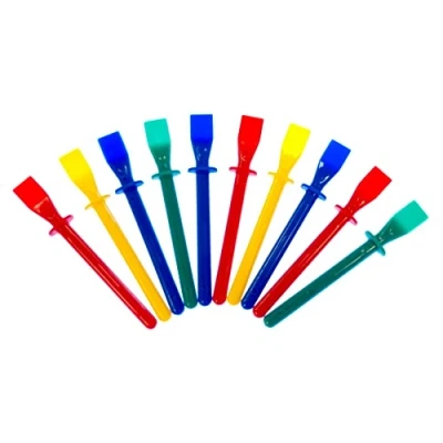 Image of Major Brushes Multi Colour Plastic Glue Spreaders Pack of 50