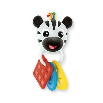 Image of Baby Einstein Shake a Shape Zen Teether Toy, Multisensory, Ages 3 Months and Up