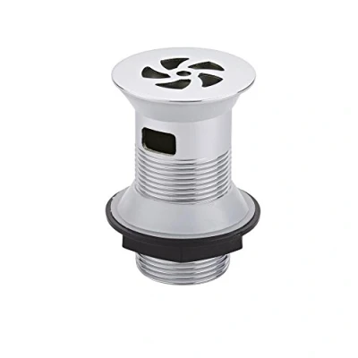 Image of Milano Select Modern Free Running Slotted Bathroom Basin Waste Chrome