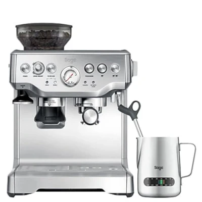 Image of Sage BES875UK Barista Express Bean To Cup Coffee Machine Brushed Stainless Steel