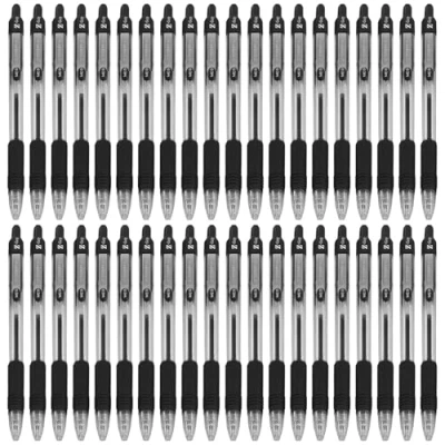 Image of Z Grip Retractable Ballpoint Pen Economy Pack of 40 Black