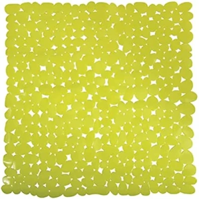 Image of MSV &quot;Pebbles Shower Mat, Green