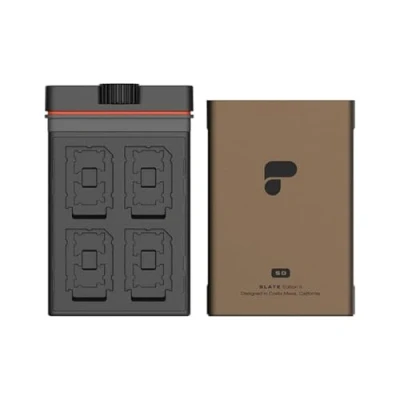 Image of PolarPro Slate Cardcase SD Edition II Desert Weatherproof/Shockproof/Crushproof Swappable Card Inserts Adventure Tested