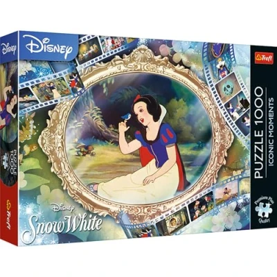 Image of Trefl 10833 Premium Plus Quality Iconic Moments Jigsaw Snow White 1000, Puzzle Series with The Most Loved Characters, Perfectly Matching Pieces, for Adults and Children from 12 Years, Multicolour