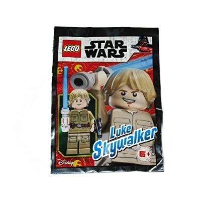 Image of Blue Ocean LEGO Star Wars Luke Skywalker Minifigure #2 Foil Pack Set 912065 (Bagged)