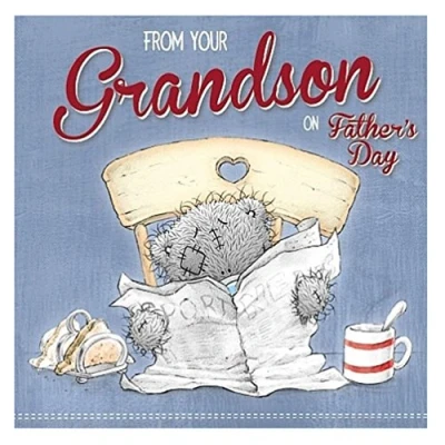 Image of Me To You Tatty Teddy Father&#039;s Day Card From your Grandson on