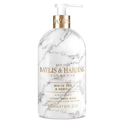 Image of Baylis &amp; Harding Elements White Tea Neroli 500ml Hand Wash