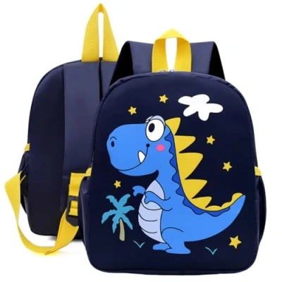 Image of BZQCPLX Dinosaur Kids Backpack, School Bag, Toddler 3D Printed Cartoon Kindergarten Preschool Rucksack, for Boys Girls Backpack