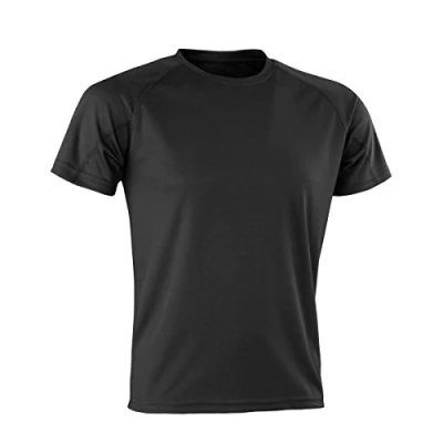 Image of Adults Unisex Impact Aircool Tee (5 Pack) (L, Black)