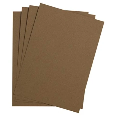 Image of Clairefontaine Ref 90755C Etival Coloured Grained Drawing Paper (Pack of 25 Sheets) A3 (42 x 29.7cm) 160gsm Cellulose Art Chestnut Acid Free, pH Neutral