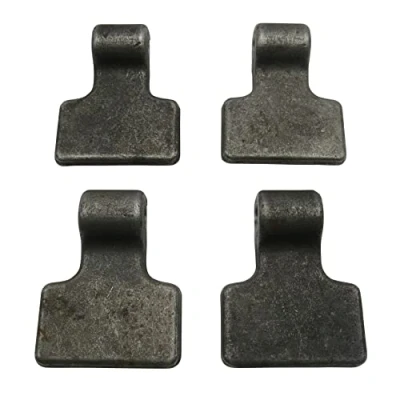 Image of SecureFix Direct Dropside Pickup Trailer Tailgate Hinge X4 (Weld On Spade Paddle Gudgeon Pin Heavy Duty)