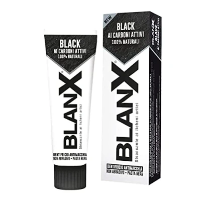 Image of BlanX:&quot;Black&quot; Whitening Black Toothpaste 2.54 Fluid Ounces (75ml) Tube (Pack of 3)