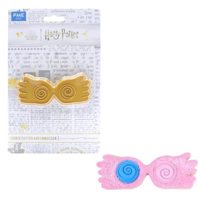 Image of PME Harry Potter Cookie Cutter &amp; Embosser, Luna Lovegood Spectrespecs