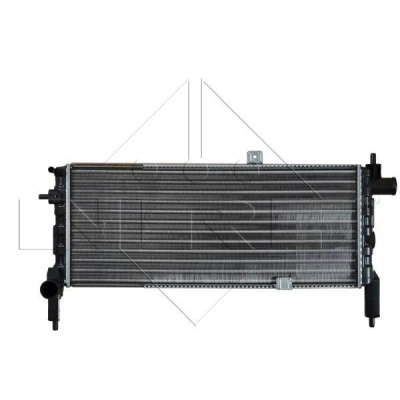 Image of 1300016, 90298318 Engine radiator NRF 58759 Aluminium 528mm 230mm 34mm Mechanically jointed cooling fins VAUXHALL: Nova CC