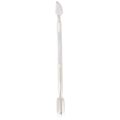 Image of Manicare Cuticle Pusher And Nail Cleaner, Professional Manicure Pedicure Tool, Dual Ended Stainless Steel, Perfect For Overgrown Cuticles, Cleans Under Around The Nail, Gel Polish Removal