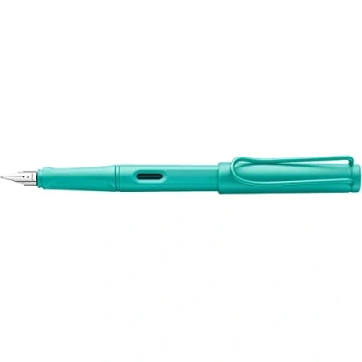 Image of Lamy 1234847 safari candy Fountain Pen 21, Modern in Aquamarine with Ergonomic Grip and Timeless Design, Nib Thickness M, Special Edition