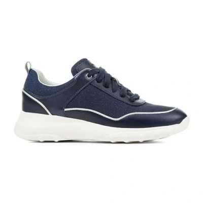 Image of Geox Women&#039;s D Alleniee B Sneaker, Navy, 7 UK