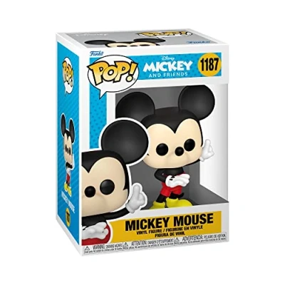 Image of Funko Pop! Disney: Classics Mickey Mouse Collectable Vinyl Figure Gift Idea Official Merchandise Toys for Kids &amp; Adults Movies Fans Model Collectors and Display