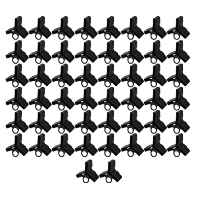 Image of goodluxx 50pieces Fishing Hook Bonnets Assorted Treble Covers Protector Guard Safety Cap Protector, 5 Sizes Cover 2#