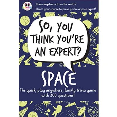 Image of Funtime Gifts So You Think You&#039;re an Expert: Space, quiz game, children&#039;s trivia