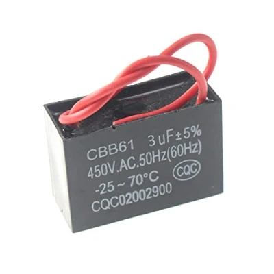 Image of Starting Capacitor CBB61 Motor 1/1.2/1.5/2/3/3.5/4/5/8/10/12/15/16/20UF for Washing Machine Electric Fan Air Conditioners