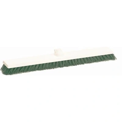 Image of Scot Young SYR Hygiene Broom Head Stiff Bristle Green