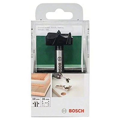 Image of Bosch 2609255283 Tungsten Carbide Tipped Hinge Boring Bit with Diameter 35mm