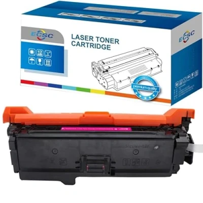 Image of ECSC Toner Cartridge CE253A For Printers, Compatible With HP Colour LaserJet CM3530 CM3530fs CP3520 CP3525 CP3525dn CP3525n CP3525x (Magenta, 1 Pack)