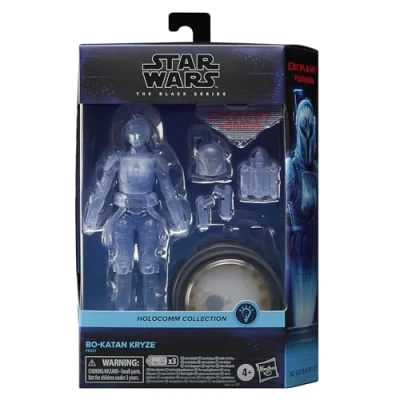 Image of Hasbro STAR WARS BO KATAN KRYZE HOLOCOMM COLLECTION SERIE BLACK Figure