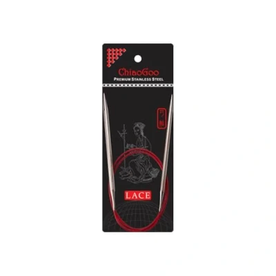 Image of ChiaoGoo RED Lace Circular Needle 100cm 10.00mm 1pc